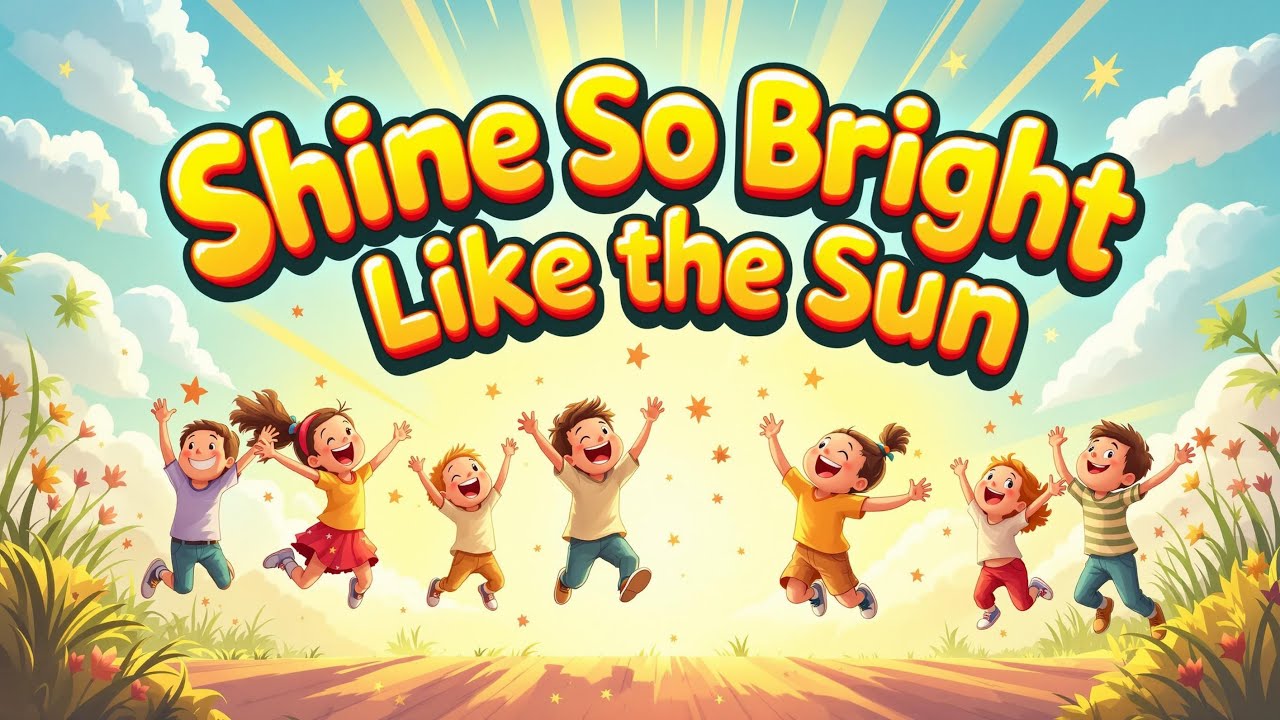 Shine So Bright Like The Sun | Kids Worship Song (High-Energy & Fun)