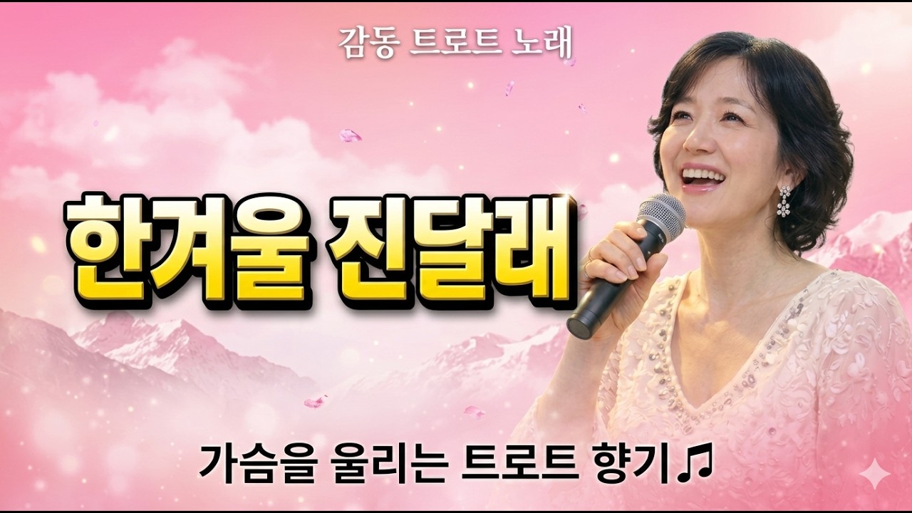 한 겨울 진달래꽃