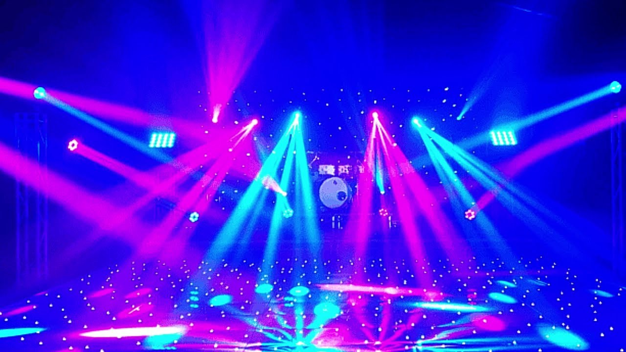 DJ Lights Laser Show on Concert Stage &ndash; 10 Hours Non-Stop 4K Loop
