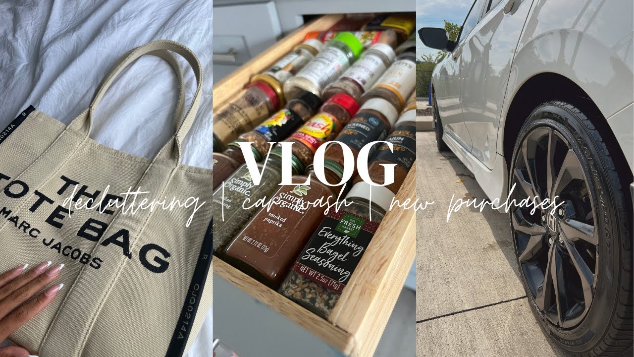 Daily Vlog #15 | Decluttering, Car Wash, New Purchases & more | Faceovermatter