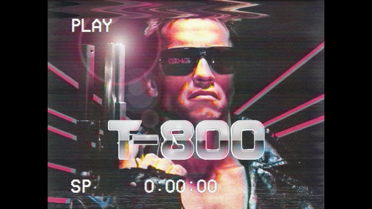 Vapor VHS - T-800 (Synthwave)