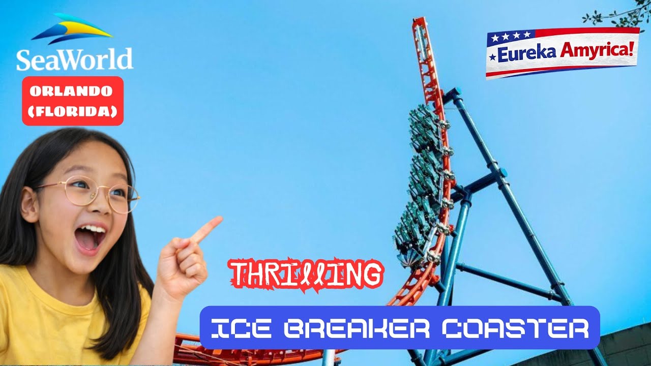 Amy’s Big Thrill on Ice Breaker ❄️🐧🎢 | SeaWorld Orlando