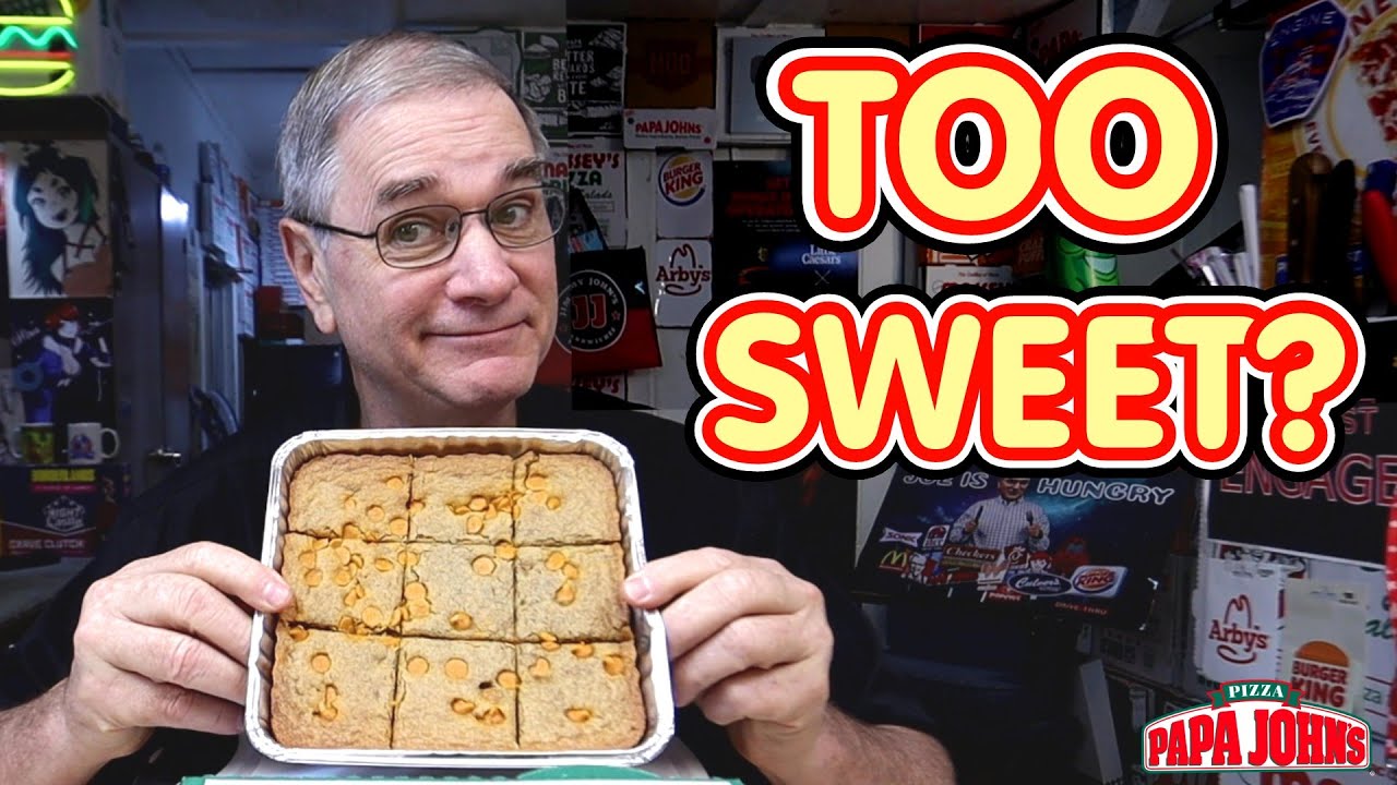 Обзор нового блонди с солёной карамелью от Papa John’s 🍮 | Тест на вес • Температура • Деконструк...