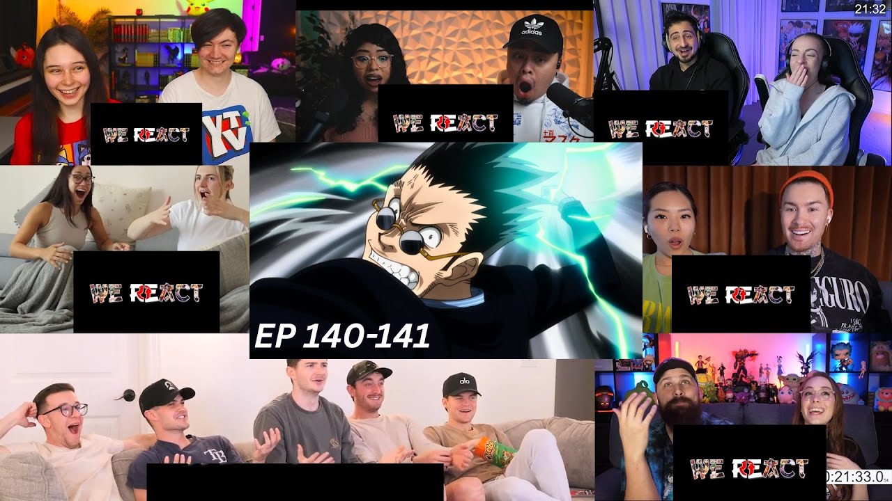 Hunter x Hunter Episode 140-141 | Reaction Mashup