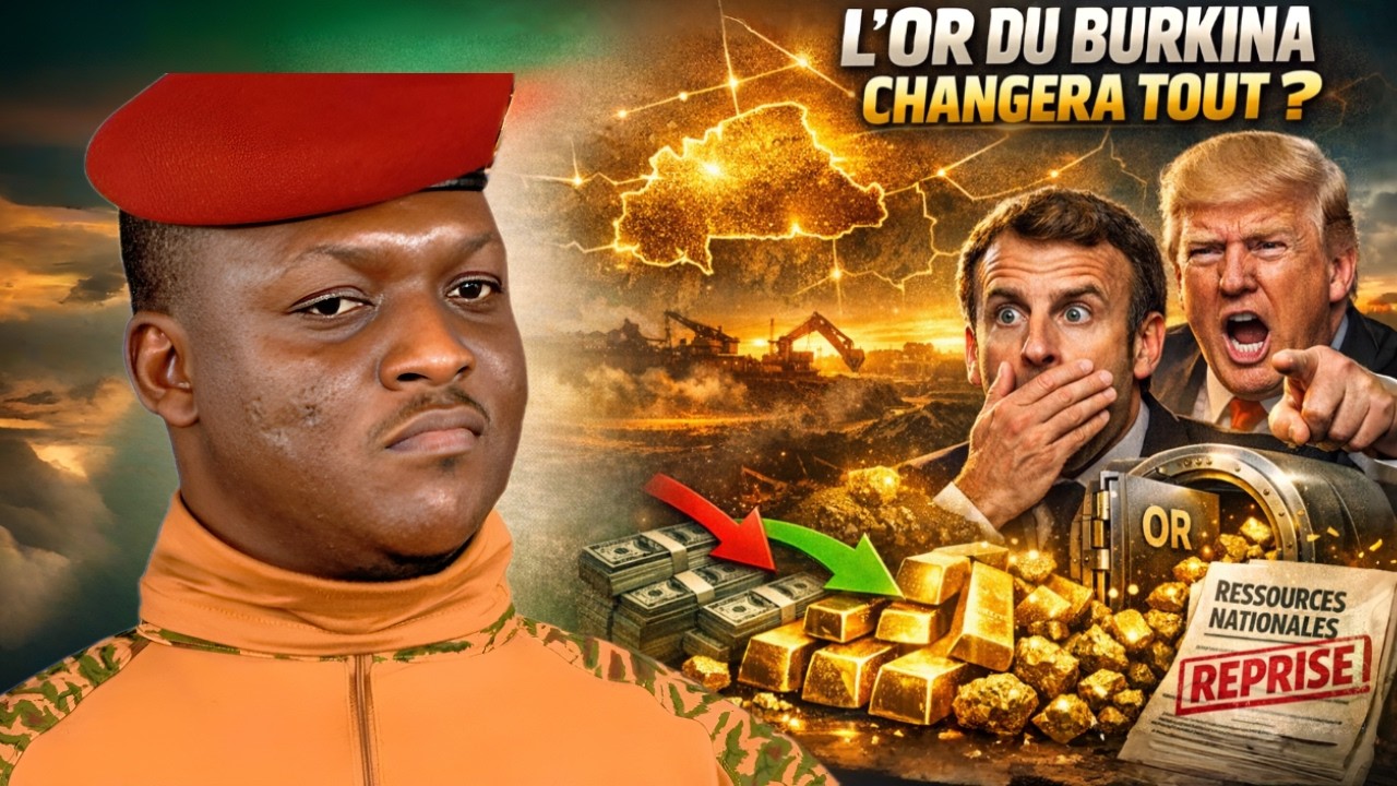 Ibrahim Traoré révèle le scandale : 90 % de l’or du Burkina partait à l’étranger !