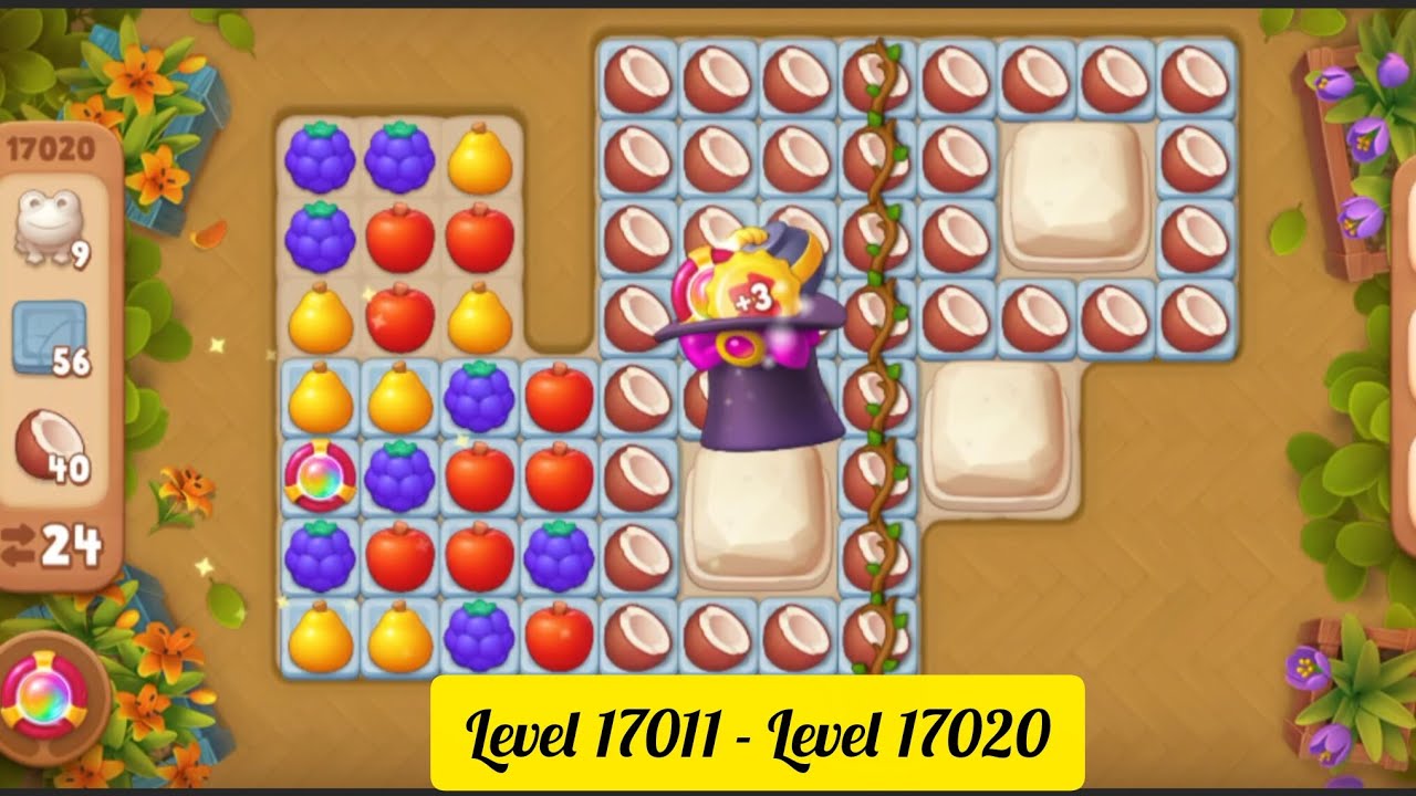 Gardenscapes ( Level 17011 - Level 17020 ) - All Puzzles - Gameplay