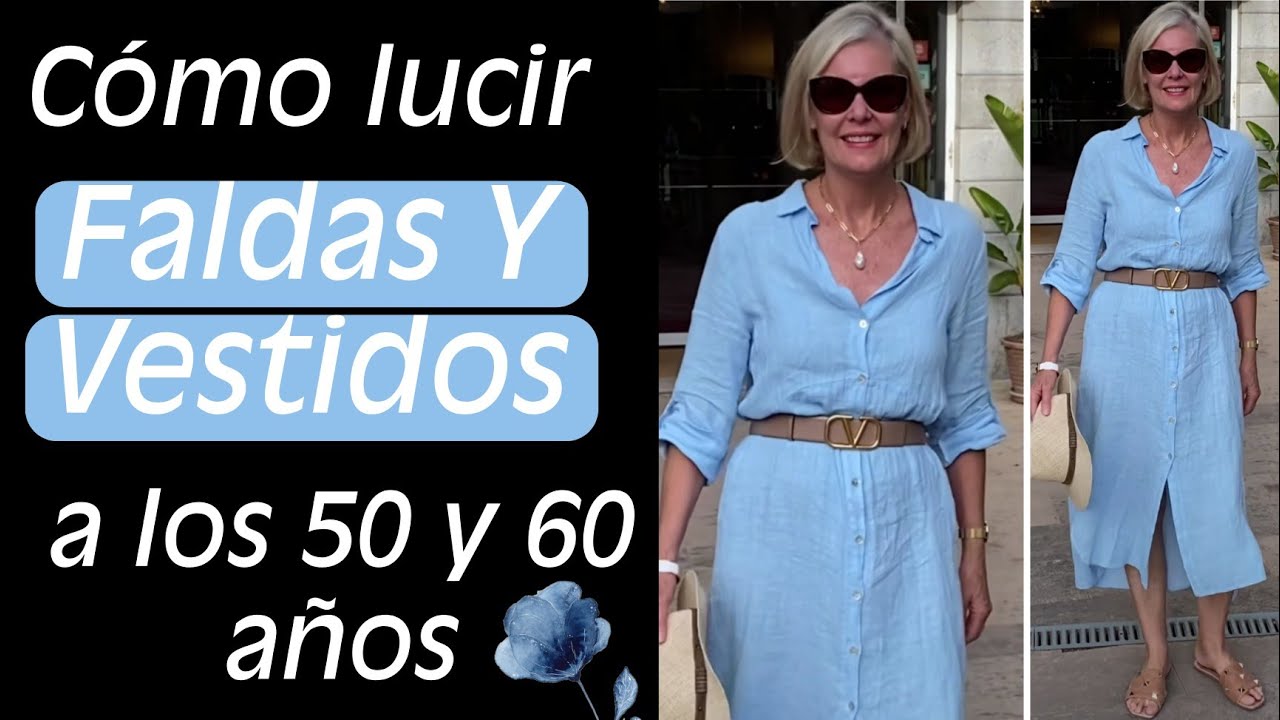 MODA SE&Ntilde;ORAS QU&Eacute; FALDAS Y VESTIDOS USAR DESPU&Eacute;S DE LOS 50 Y 60 A&Ntilde;OS