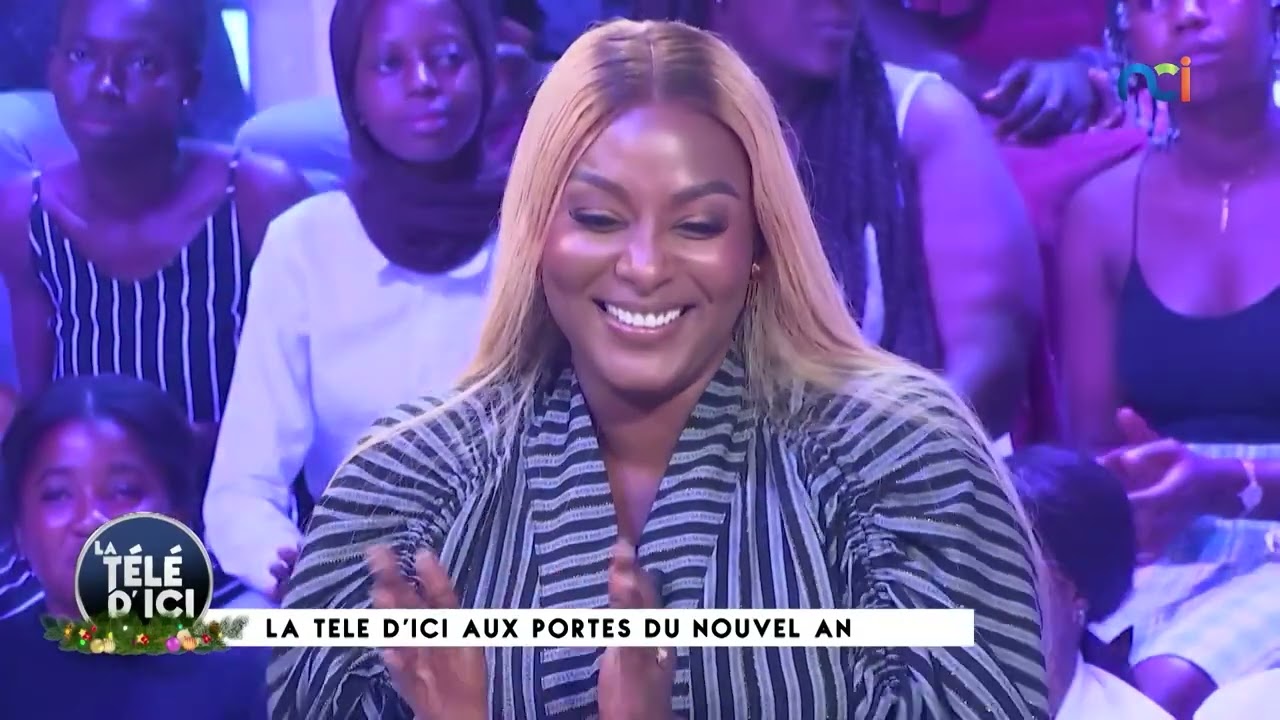 Halima Gadji sur le plateau de Cheick Yvhane 