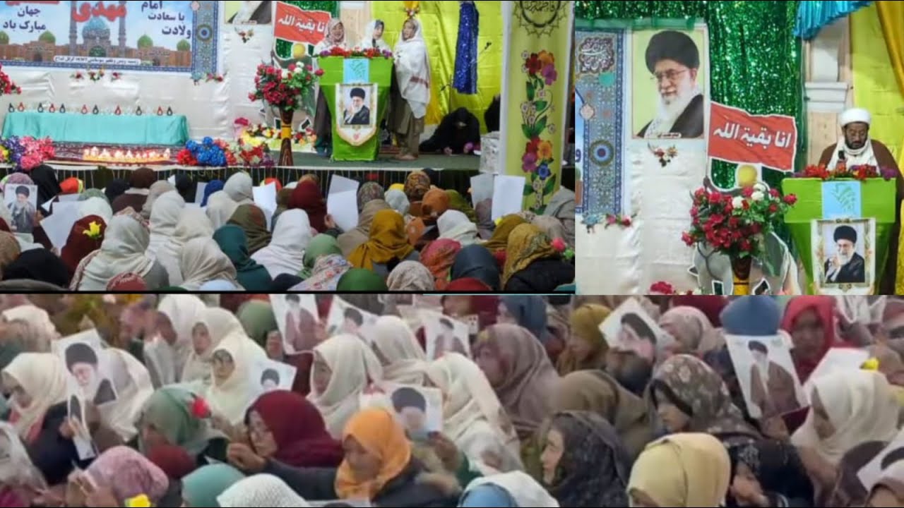 Jashn-E-Wiladat Hazrat -E- Imam Zaman celebrated at Zainabiya Hall on the occasion of Eid today.