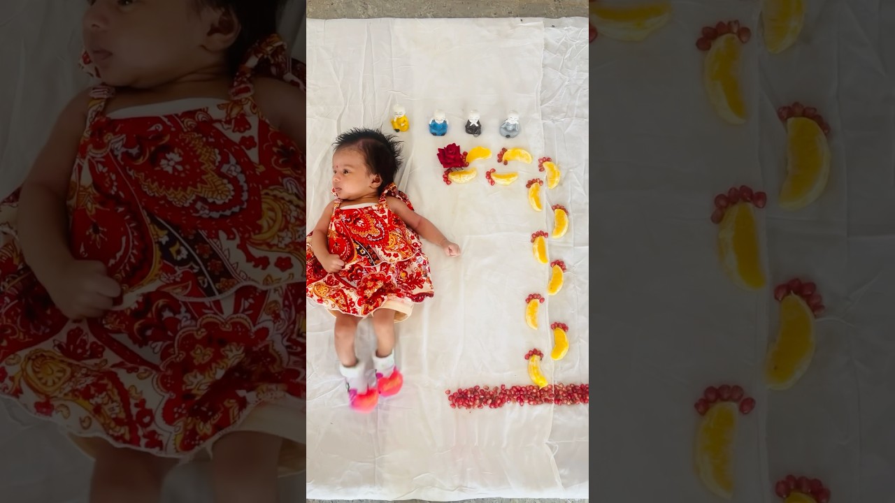 1st month complete my baby Nidhya🥰😘🥳 #cutebaby #bollywood