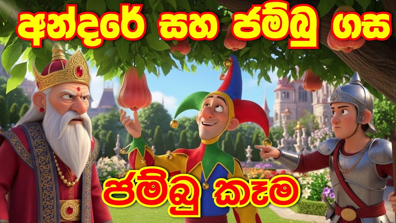 ලස්සන කාටූන් කතාවක් | අන්දරේ සහ ජම්බු ගස | Sinhala Cartoon - Lama Katha #sinhalacartoon