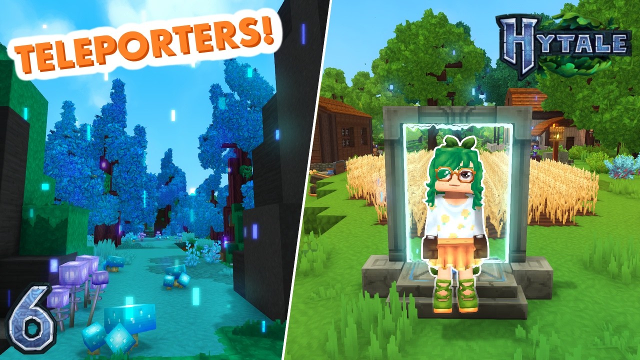 Teleporters and Animal Pens! | Mossy Trails