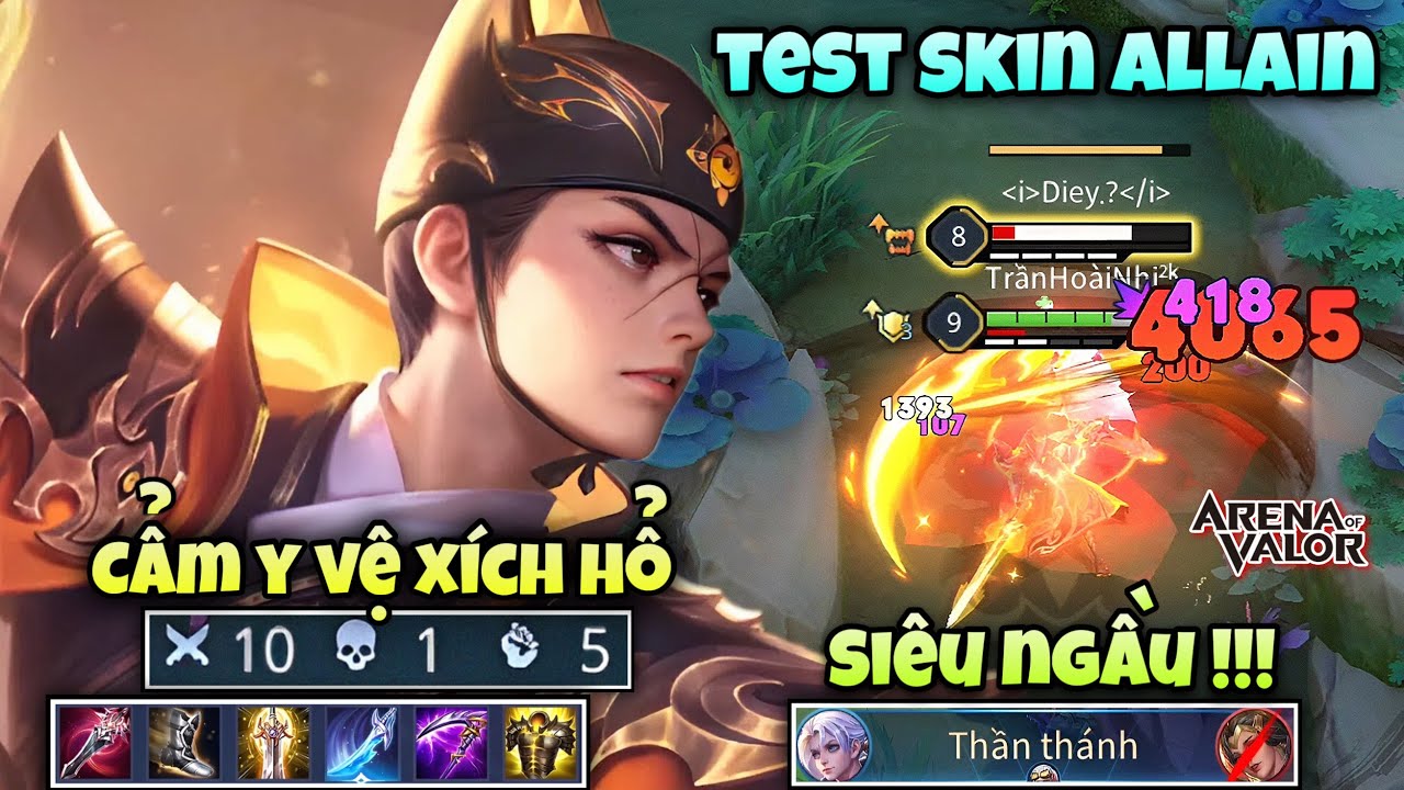 M&agrave;n Test Skin Allain Si&ecirc;u Ngầu 