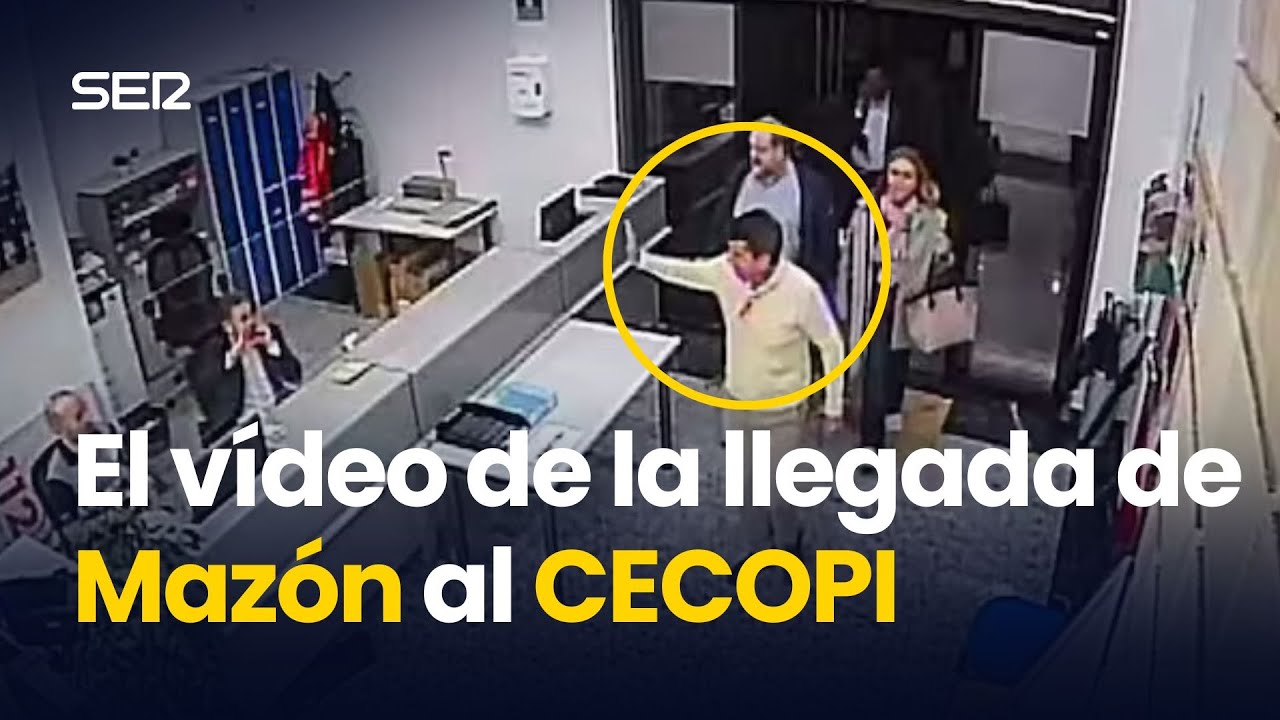 As&iacute; fue la LLEGADA de MAZ&Oacute;N al CECOPI: a las 20:28, dos COCHES y ESCOLTA