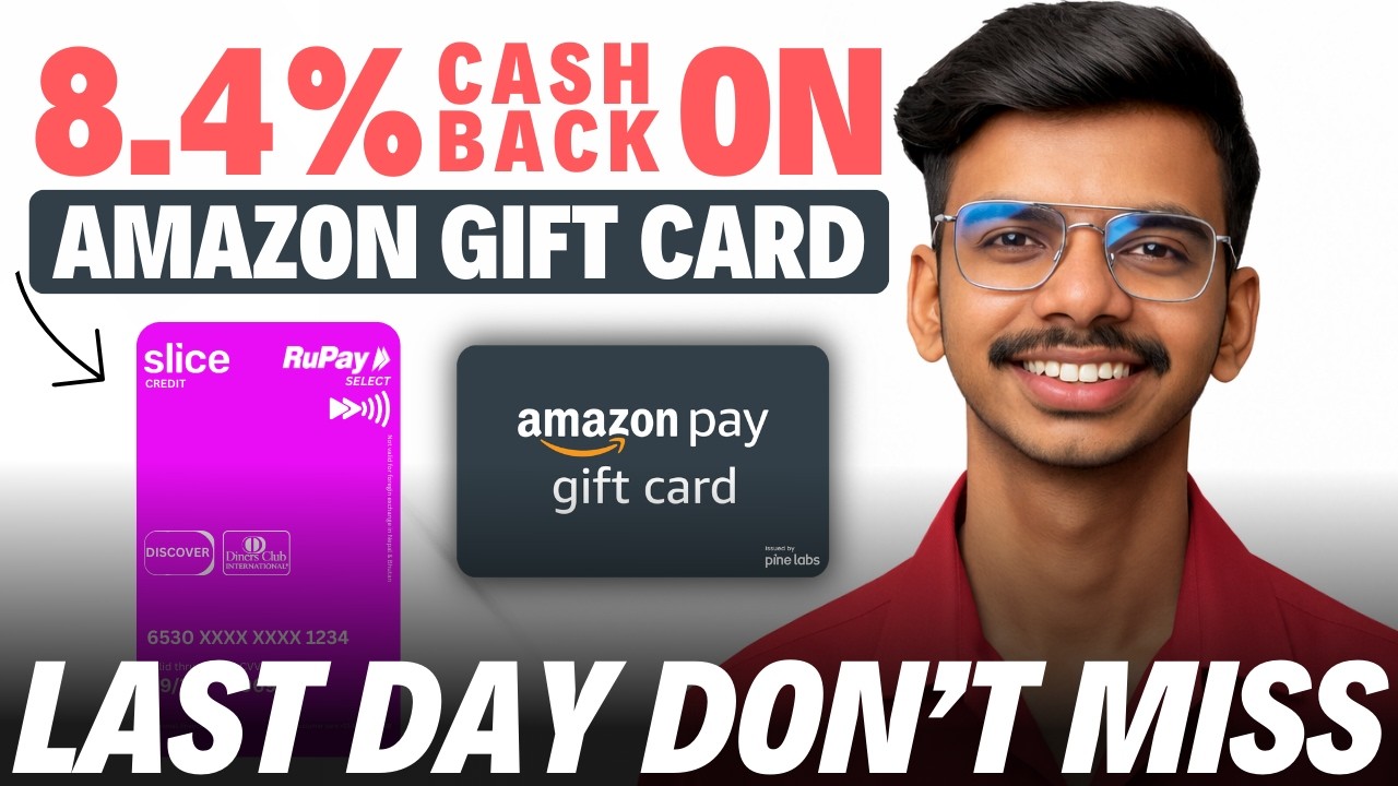 8% Cashback on Amazon GC | Amazon Pay Gift Card Par Flat 8% Cashback 💸 | Slice Spark Loot Explained
