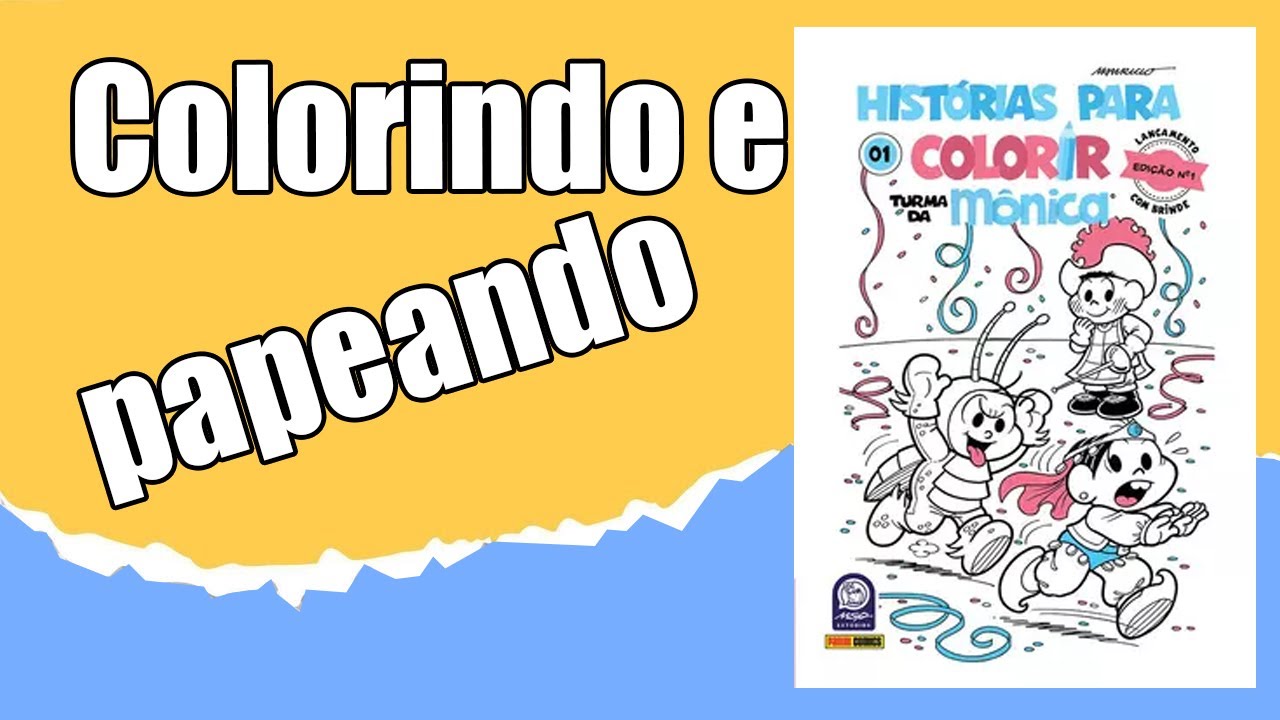Colorindo a turma da Mônica