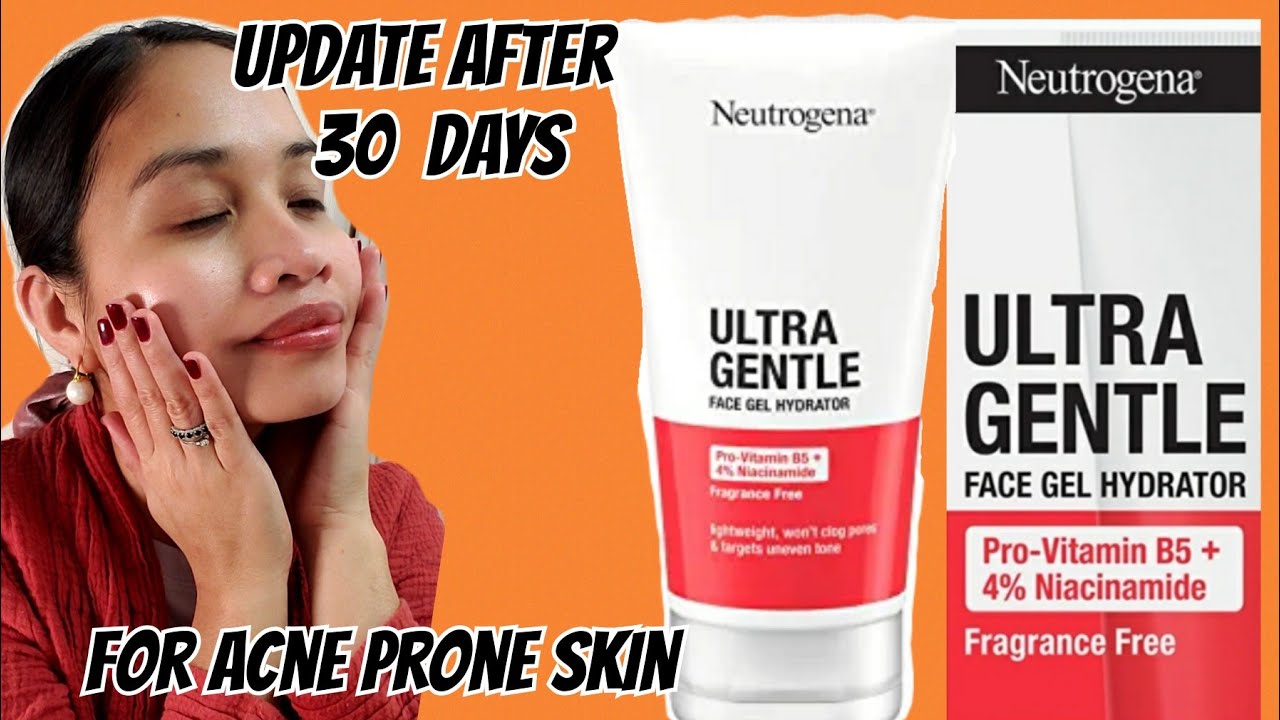 🔴New Neutrogena Ultra Gentle Face Gel hydrator For Acne prone skin/Sensitive skin