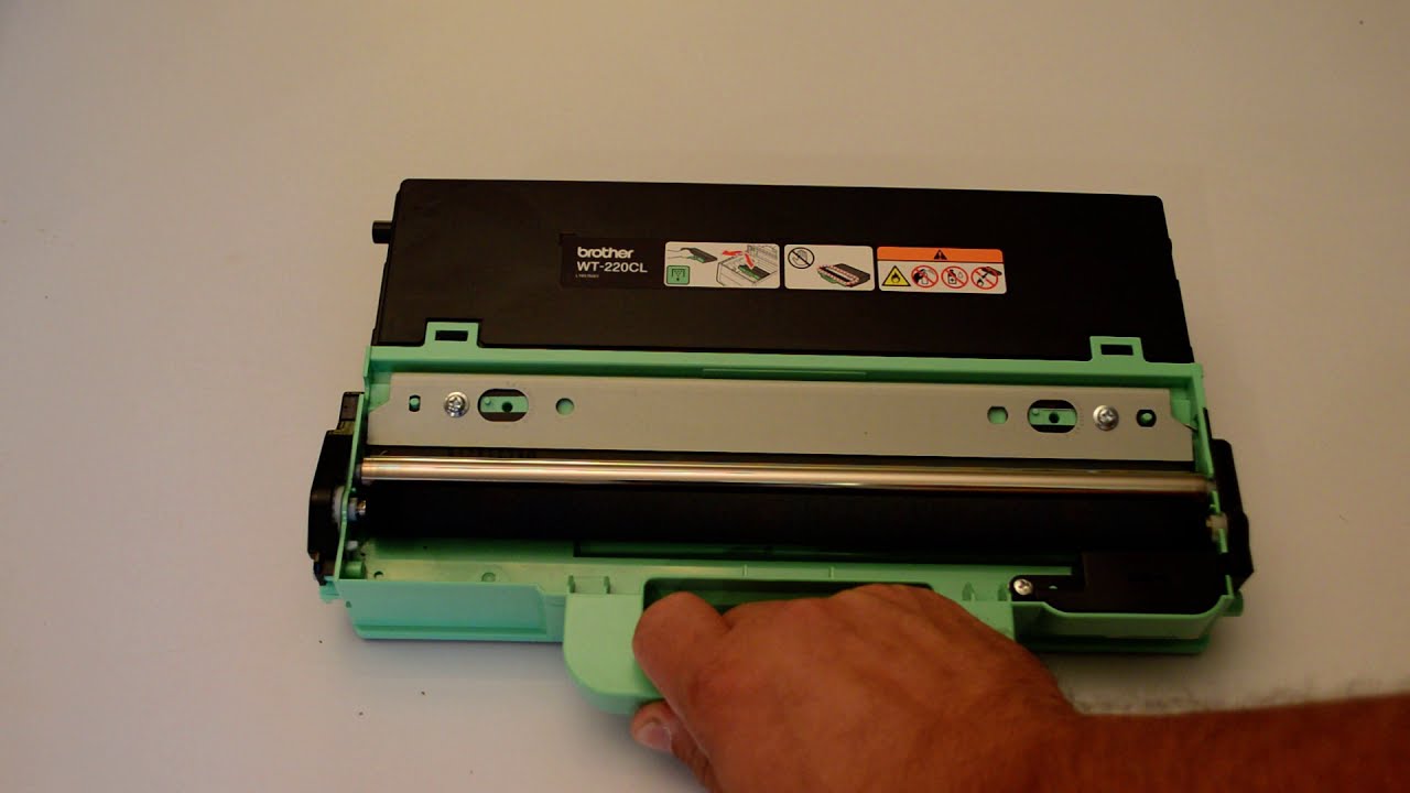 How To Clean an MFC 9130-CW Brother Waste Toner Bin