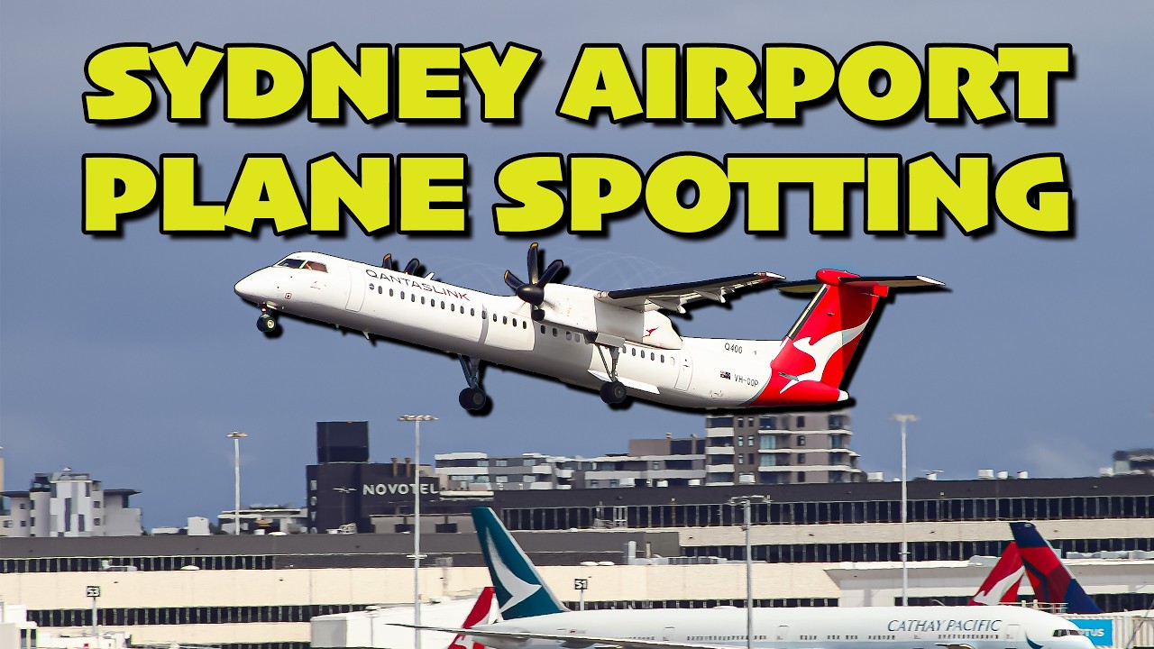 [4K] PLANE Spotting at Sydney Airport - 22.2.26