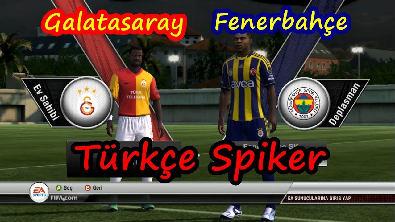 YIL 2017 // FİFA 12 OYNANIR MI ? GALATASARAY - FENERBAHÇE ( Türkçe Spiker )