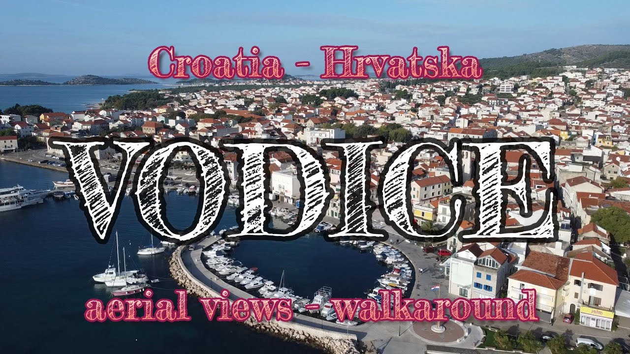 Aerial view - Walkaround : Vodice Croatia Hrvatska