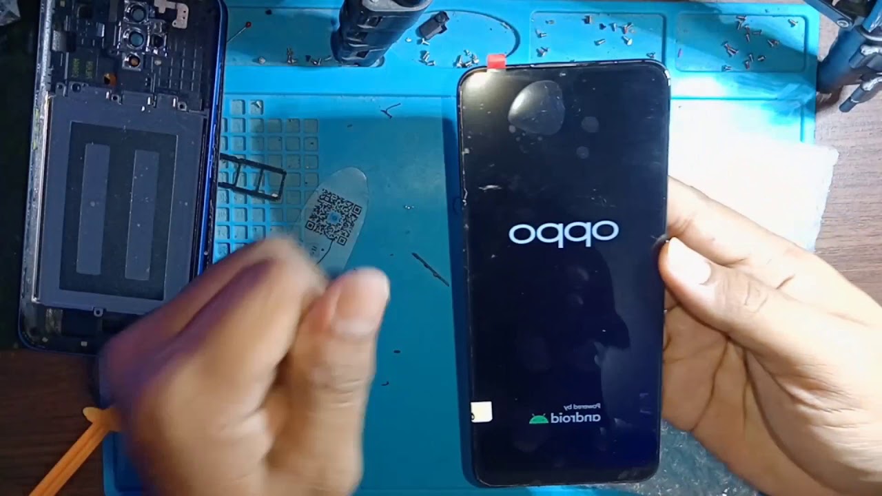 cara ganti lcd Oppo A5 2020