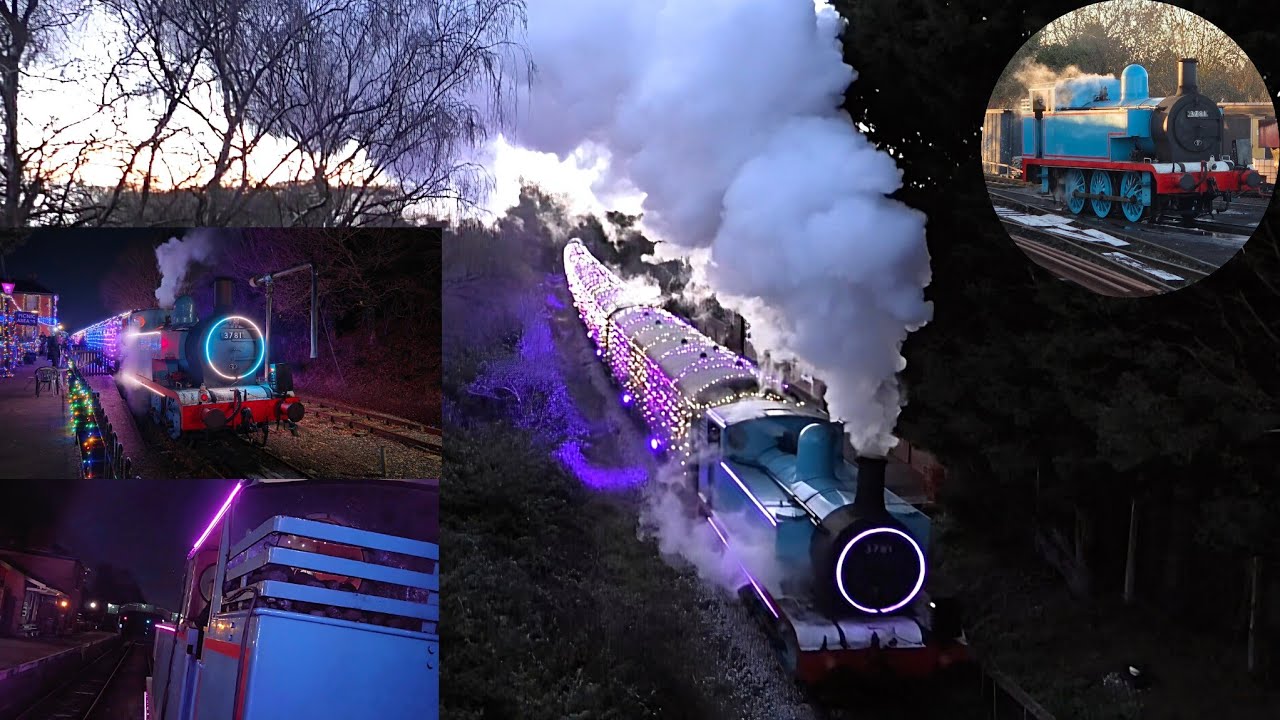 3781 'Dave' final days at Epping Ongar Railway | Steam Illuminations | 28&29/12/25 & 03/01/26