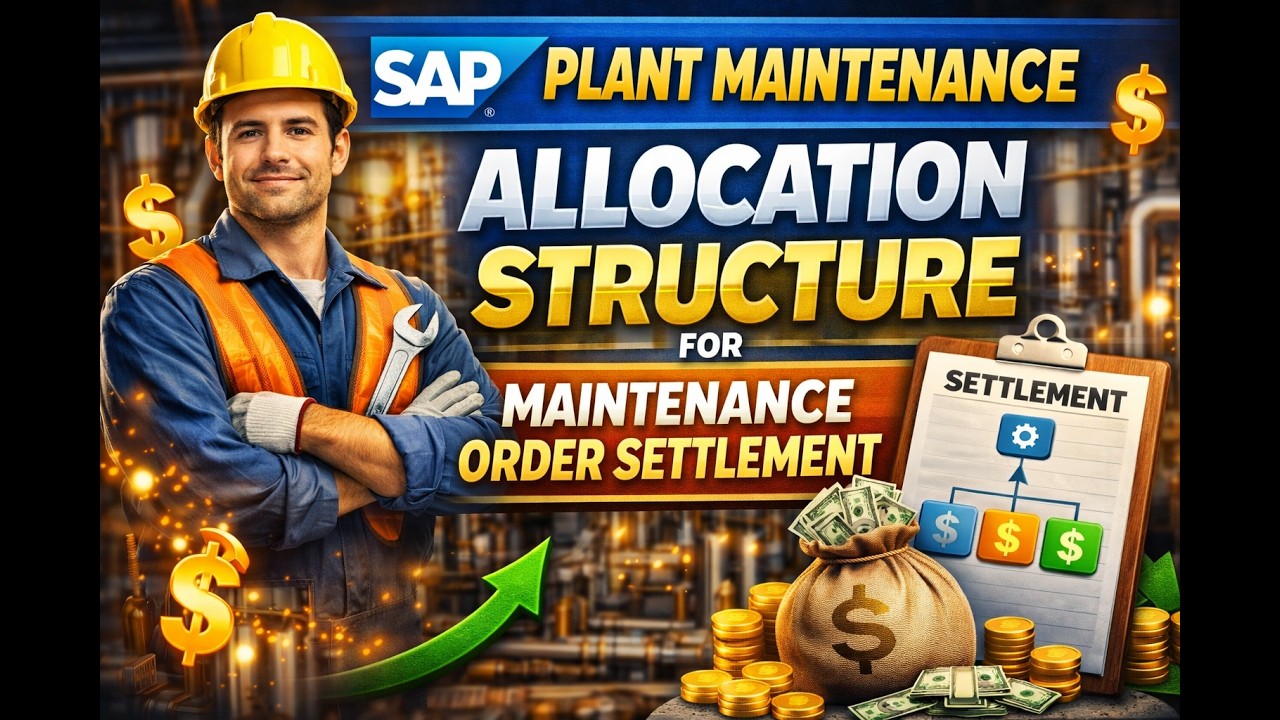 SAP Plant Maintenance | Allocation Structure for Maintenance Order Settlement