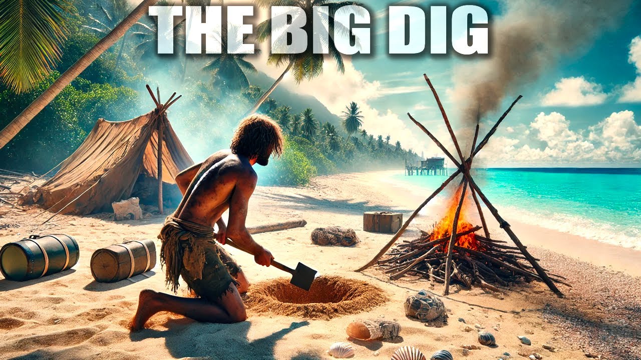 Day 1 in This NEW Tropical Island Survival...