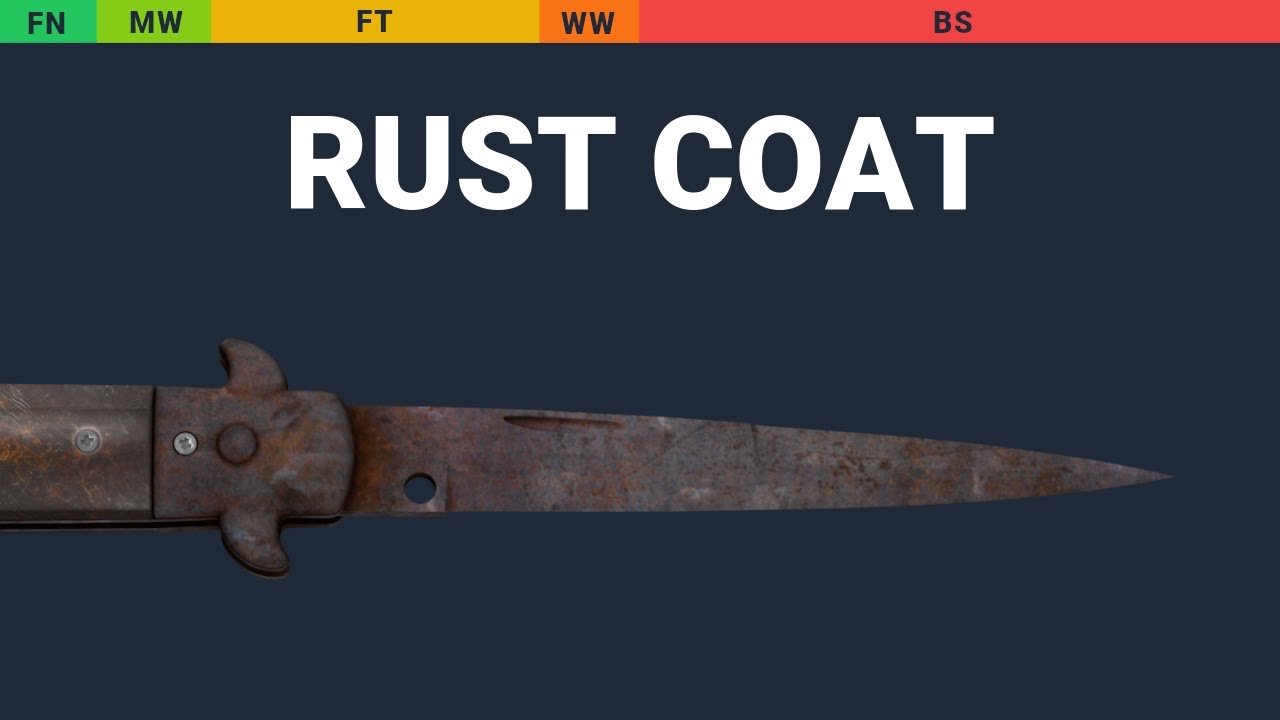 Stiletto Knife Rust Coat - Skin Float And Wear Preview