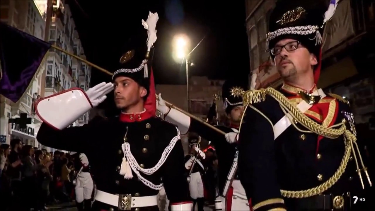 2018 - Lunes Santo - Tercio de Granaderos marrajos - Procesión de las promesas