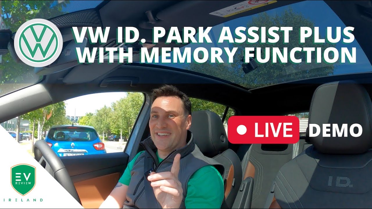 Демонстрация системы помощи при парковке VW ID «Park Assist Plus с функцией памяти» от Volkswagen
