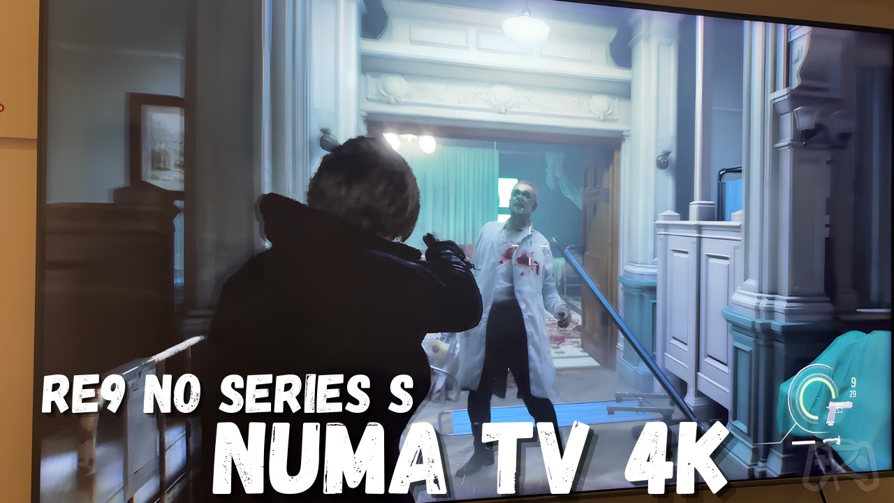 OLHA como RESIDENT EVIL Requiem rodou no XBOX SERIES S numa TV 4K