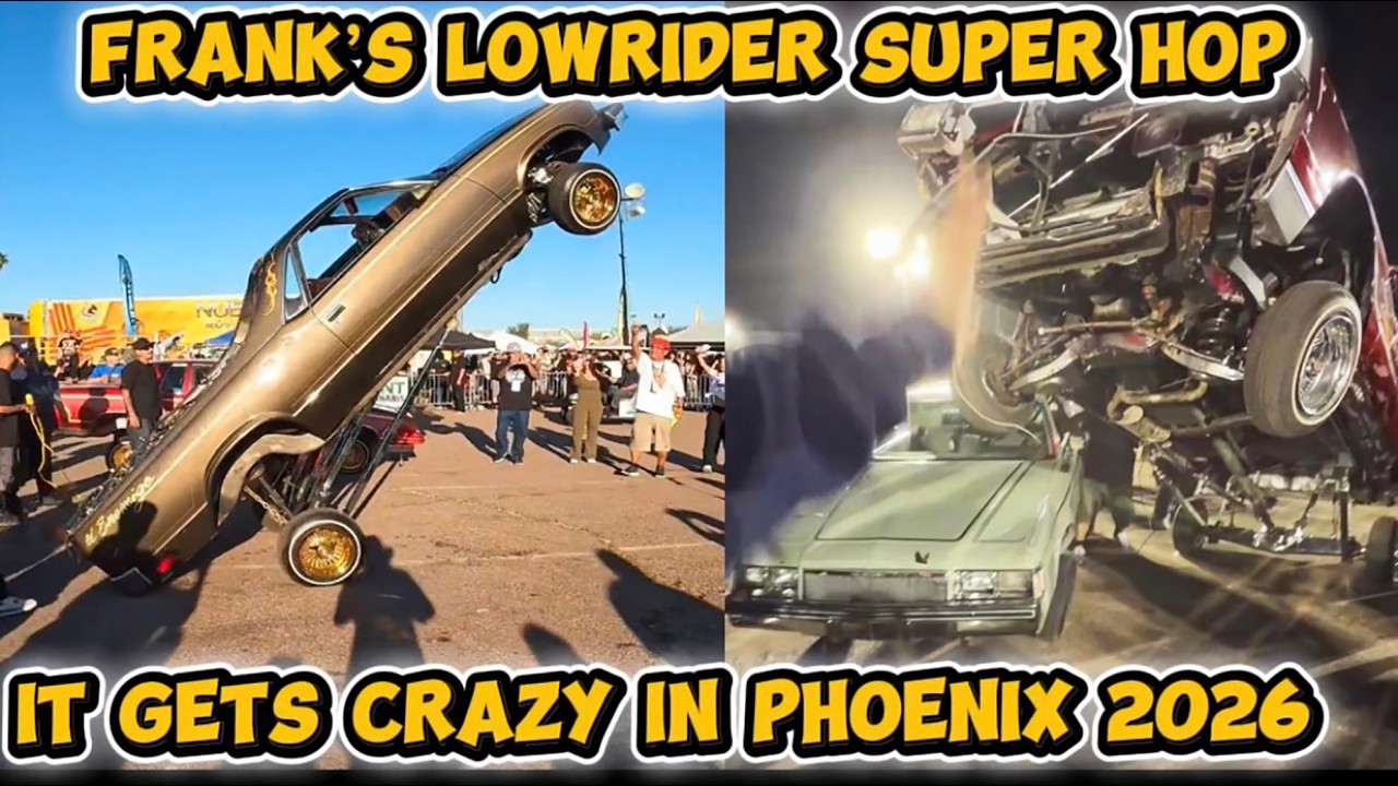 Insane Lowrider Super Hop Battle at Frank’s Super Show 2026 | Phoenix Pit Action