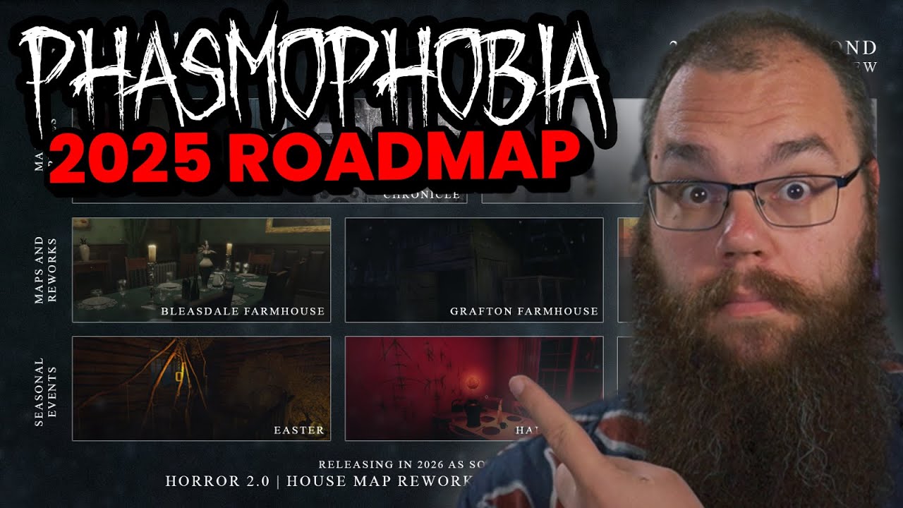 Phasmophobia 2025 Roadmap contains A MASSIVE SHOCK! - New Maps, Big Updates, and more!