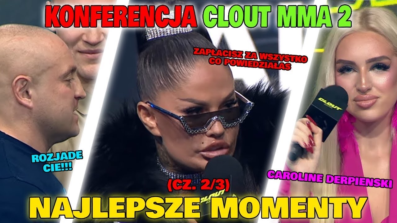 Laluna w GAZIE- KONFERENCJA CLOUT MMA 2 - NAJLEPSZE MOMENTY (2/3)