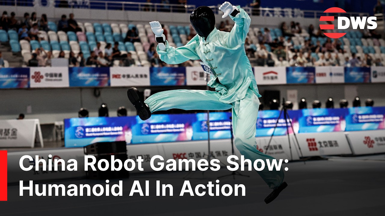 AI Robots Compete In Obstacle Race And Gymnastics At World Humanoid Robot Games In Beijing | AI14