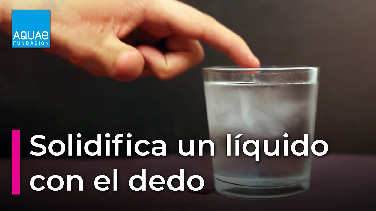 SOLIDIFICA un LÍQUIDO con tu dedo | Experimentos