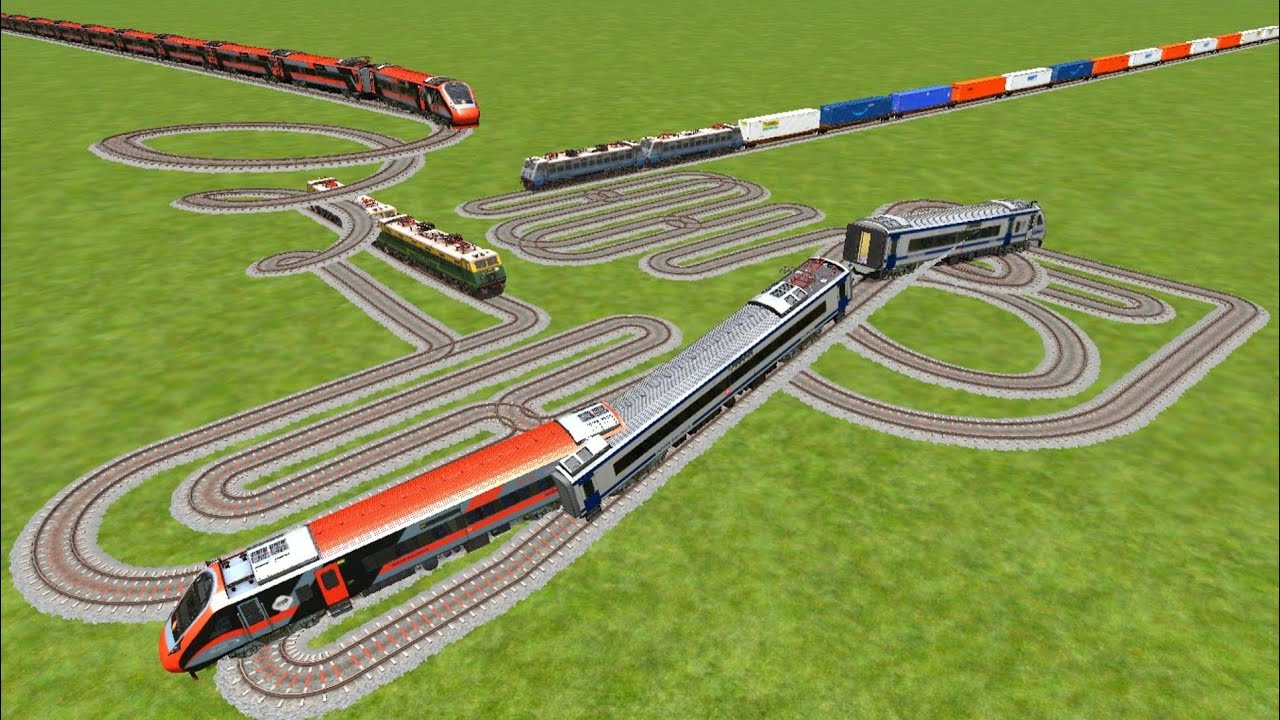 Local train simulator classic game moment vandhebhart express route change running route round trip 