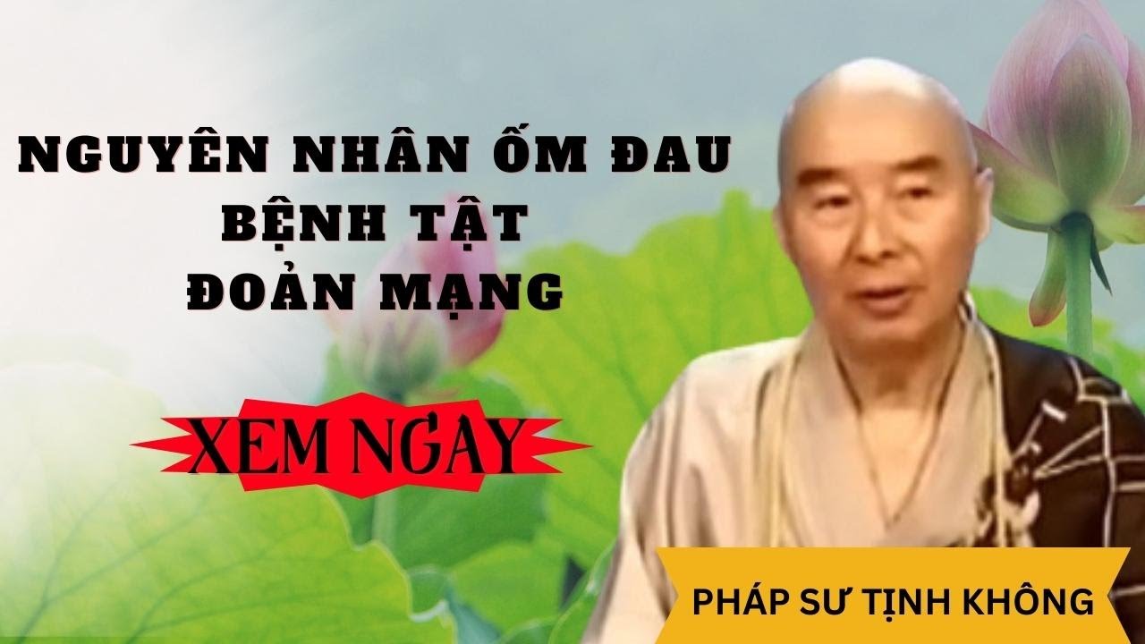 NGUYÊN NHÂN CỦA ỐM ĐAU, BỆNH TẬT, ĐOẢN MẠNG I PHÁP SƯ TỊNH KHÔNG I NAM MÔ A DI ĐÀ PHẬT