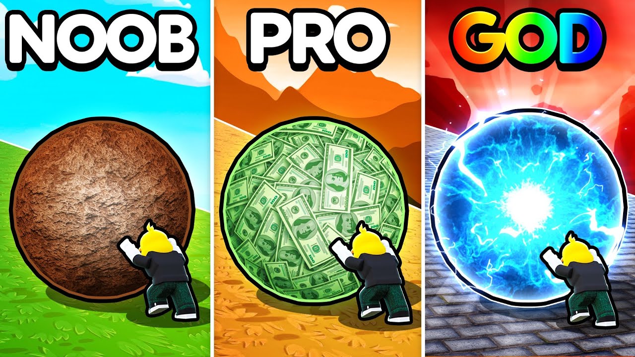 I Went From NOOB to GODLY in Roblox Push a Rock Simulator!