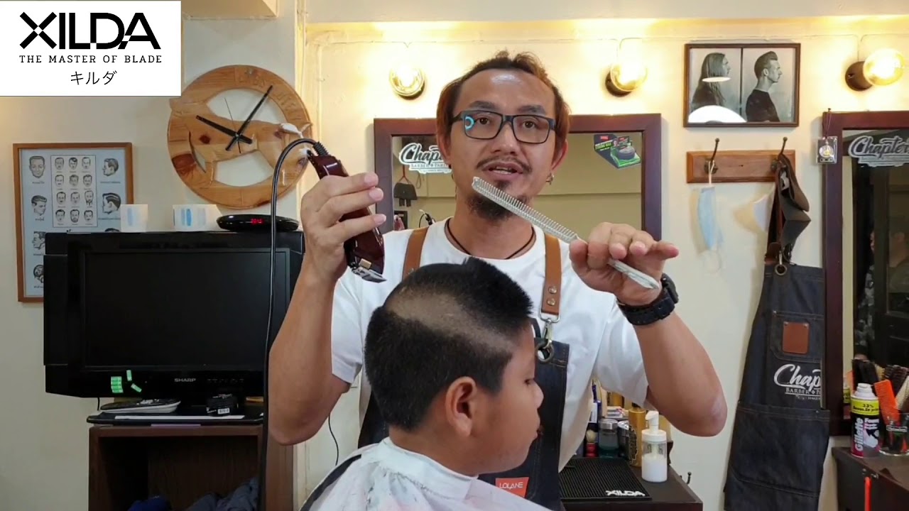 สอนตัดทรงนักเรียน