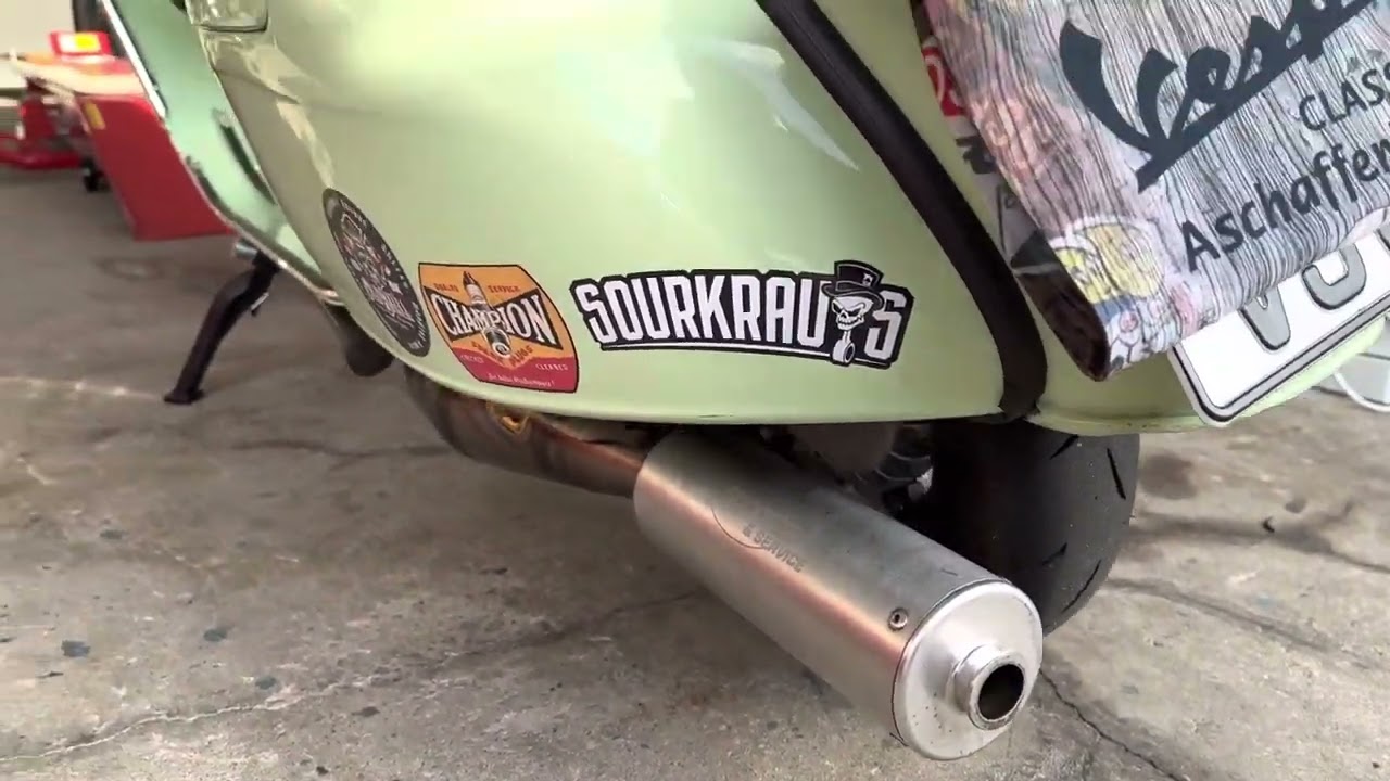 Vespa VNB 228 MHR Malossi Sound Tuning Nordspeed Mustang 2.0