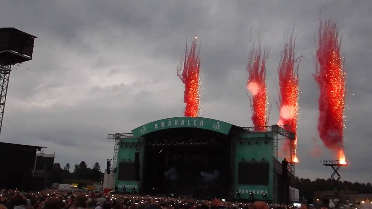 Rammstein Intro Bråvalla Festival Norrköping Sweden 30/6 2016