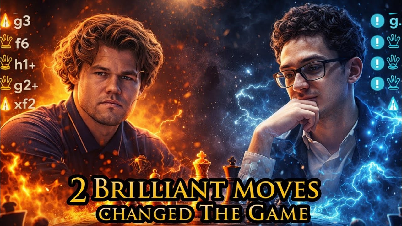 Magnus Carlsen vs Fabiano Caruana|| Titled Tuesday Game