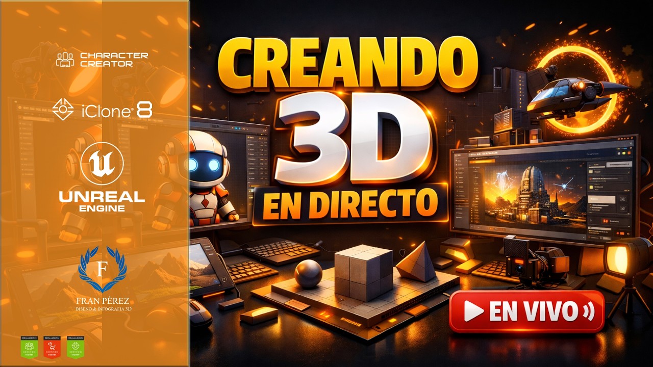 Creando  en directo | Workflow real de artista 3D