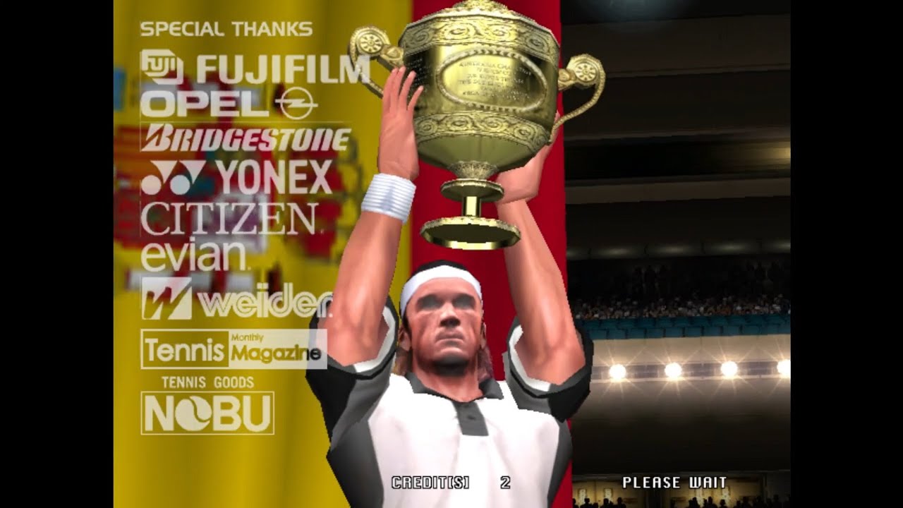 Virtua Tennis Power Smash (SEGA - Arcade - 1999) Vittoria! 🏆