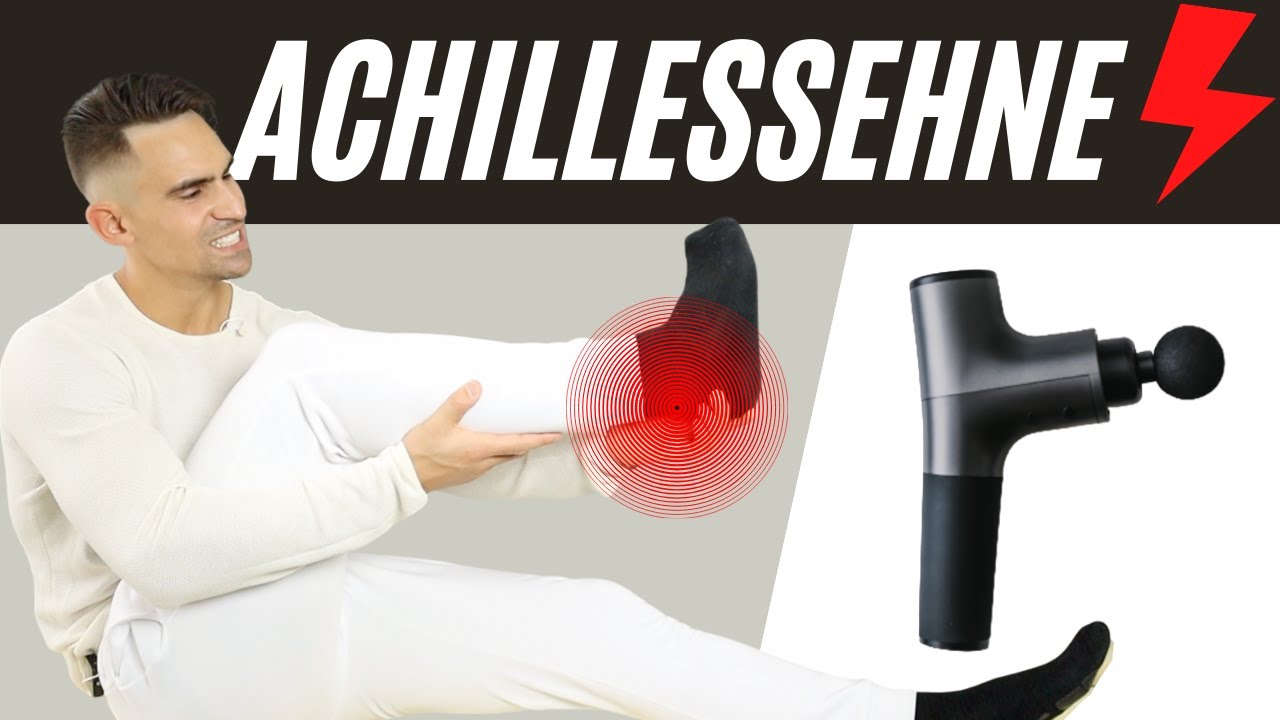 Massagepistole | Schmerzen an der Ferse, Fersensporn, Achillessehne Schmerzen, Schmerzen Fußsohle