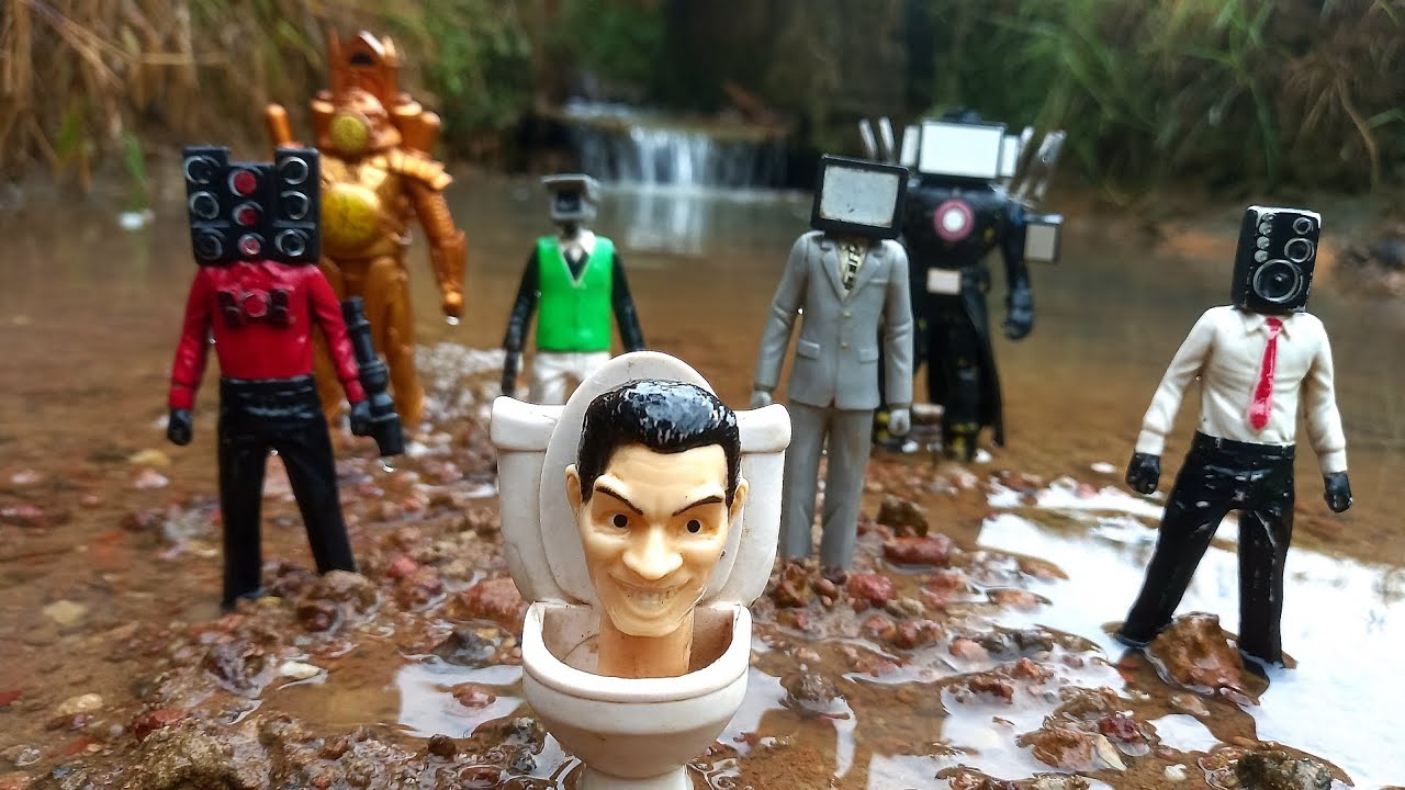 Mencari SKIBIDI TOILET di Sungai.!!Tv man,Tv woman,Speakerman,Cameraman,Clockman,Gman,all characters