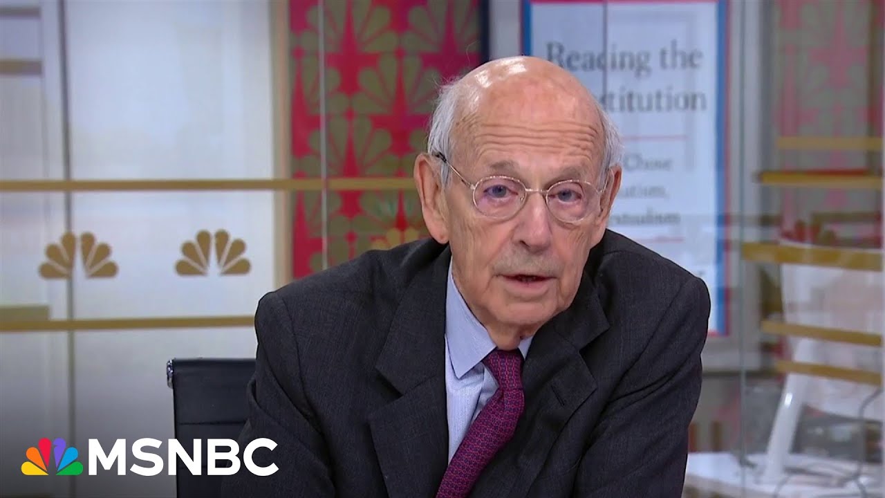 Former Justice Stephen Breyer weighs in on SCOTUS term limits